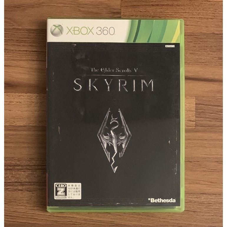 XBOX360 上古卷軸5 無界天際 SKYRIM 正版遊戲片 原版光碟 日文版 純日版 日版適用 二手片 微軟