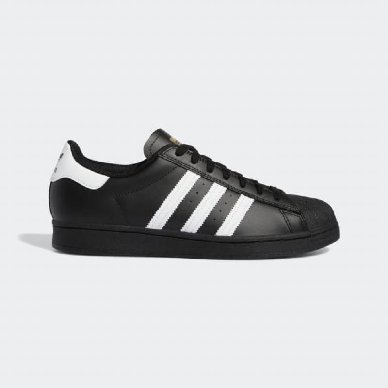 【忠誠商行】Adidas - Superstar ADV 黑色 皮革 滑板鞋 現貨販售 免運費