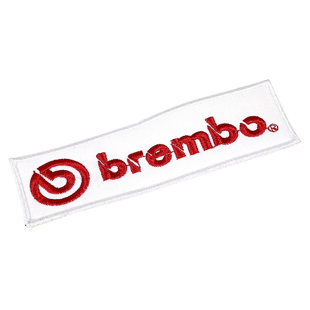 【德國Louis】Brembo 品牌布章 高品質卡鉗碟盤品牌LOGO商標刺繡徽章衣服裝備裝飾貼布補丁編號10015243
