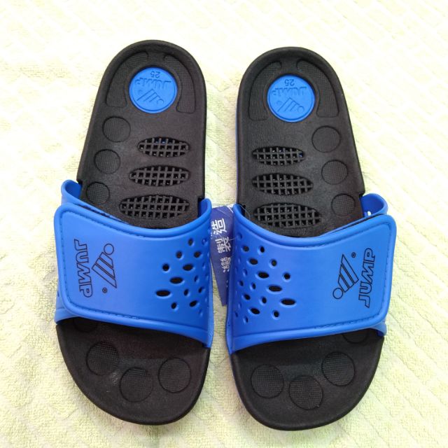 【阿宏的雲端鞋店】將門拖鞋  大人小孩都有 編號027  黑藍色