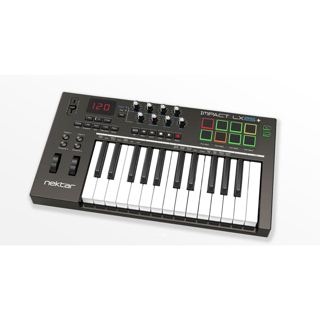 Nektar Impact LX25+ 主控鍵盤25鍵Midi Keyboard【又昇樂器.音響