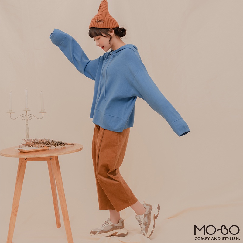 MOBO 質感平絨打褶設計老爺褲 / 03020609