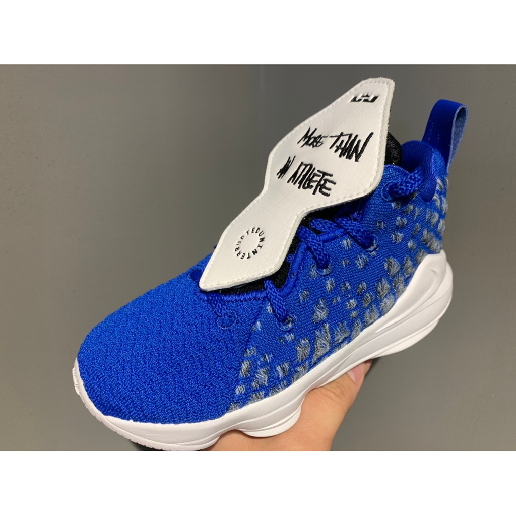 NIKE 籃球鞋 LeBron XVII MTAA 中童鞋 LBJ 運動鞋 穿搭 跑步 球鞋 藍白 CT4137-400