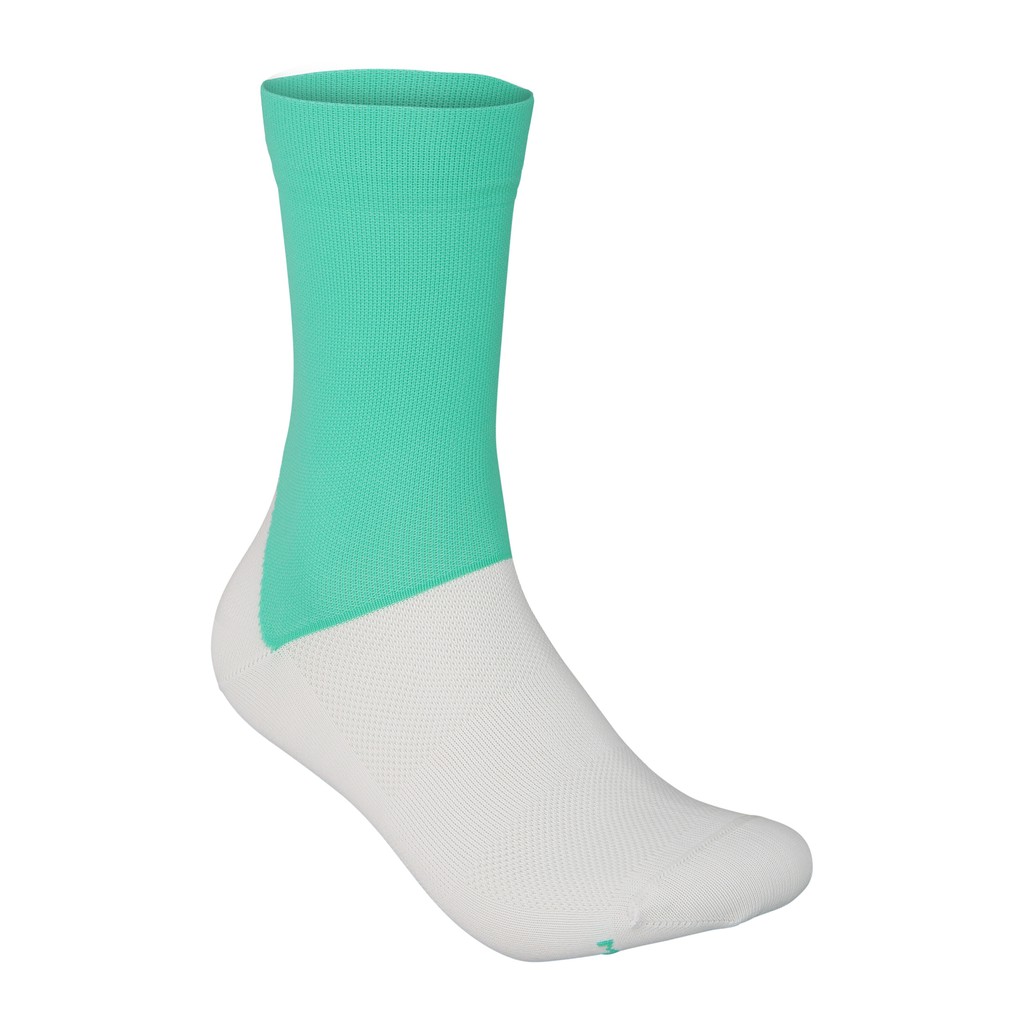 POC Essential Road Sock 襪子/F.Green/H.White