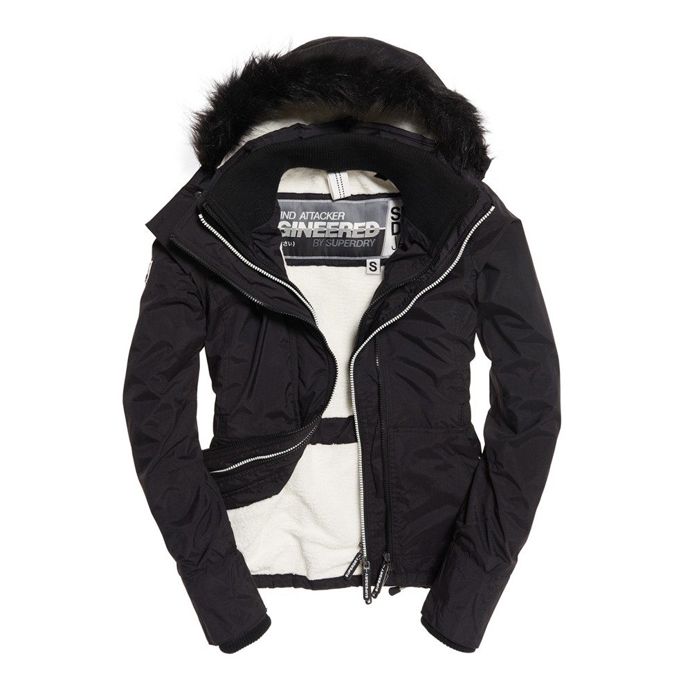 (代購*黑S)美國官網正品~英國Superdry 極度乾燥 女生 超好看～熱賣款毛圈風衣外套