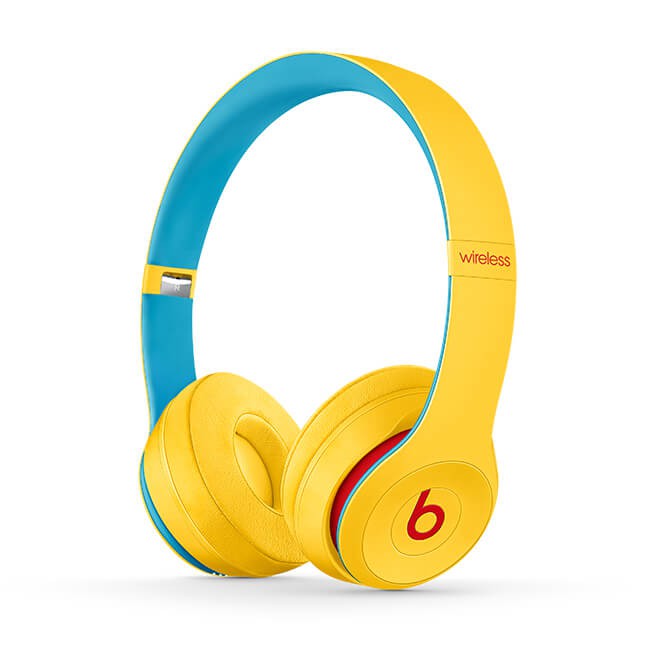 Beats Solo 3 Wireless 耳罩式無線藍牙耳機-Club Collection(保證原廠公司貨)-黃