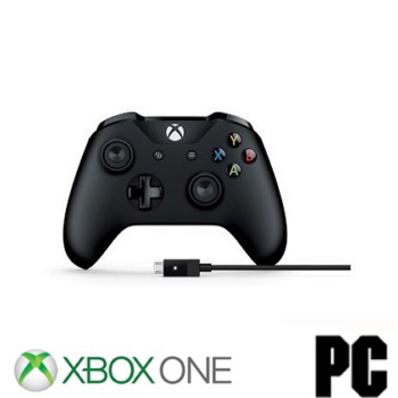 微軟Microsoft 電競手把含電腦連接線 for PC+XBOX ONE(4N6-00003)