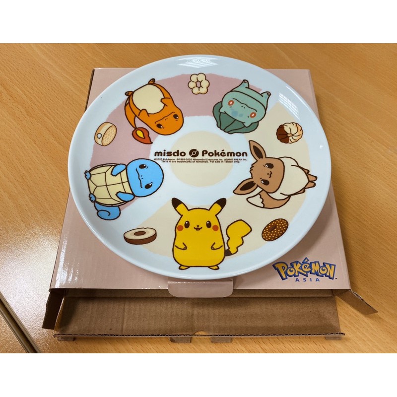 mister Donut 寶可夢 皮卡丘 瓷盤 盤子&lt; 好友們 &gt;Pokémon