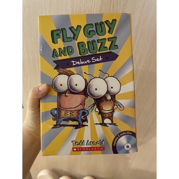 Fly Guy and Buzz Deluxe Set (15平裝+2CD)(附書盒)全新