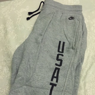Nike USATF Cuffed Sweat Pants 灰 棉褲 M FCRB AW77 Jordan