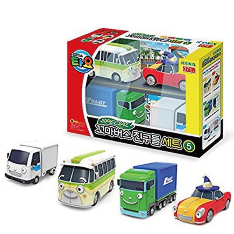 TAYO小巴士 貨運巴士4台車組 玩具反斗城