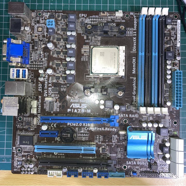 AMD A8-3800 + ASUS F1A75-M 不開機 零件 DDR3 4核4線