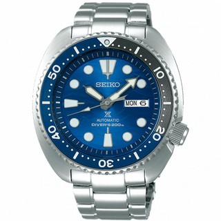 Seiko 精工錶 4R36-07D0B(SRPD21J1) DIVER SCUBA 愛護海洋機械錶 / 藍x銀 45m