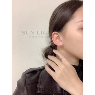 【現貨 SUNLIGHT日光 A456】 925銀耳針 珍珠耳環 耳環 耳飾 耳針 珍珠 送禮 交換禮物