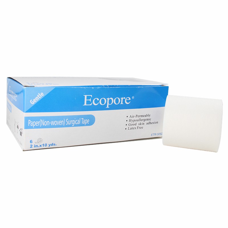 Ecopore透氣膠帶 (白) (2吋 5cmx9.2m)【醫康生活家】