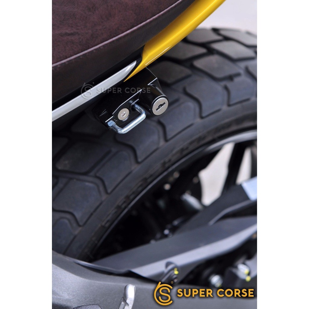 ducati scrambler helmet lock