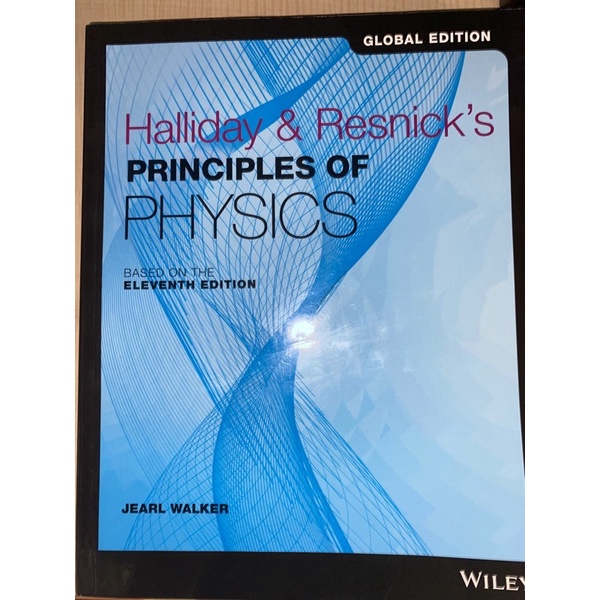 普物 普通物理 Halliday &amp; Resnick's Principles of Physics