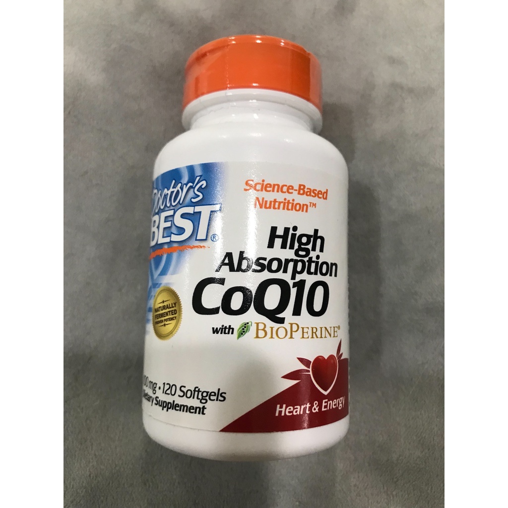 現貨『美國精選』Doctor's Best 高效吸收 CoQ10 素食膠囊 Q10 100mg 120粒 即期品7折