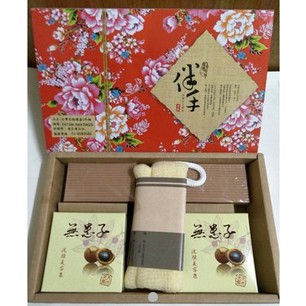 【2018年股東會紀念品】【欣興】台灣茶摳故事館五件組禮盒 手工皂禮盒