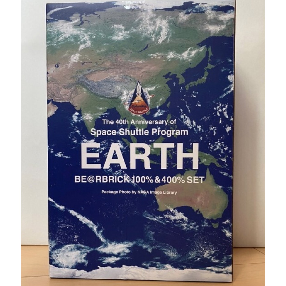 全新未拆正品 BE@RBRICK BEARBRICK 400%+100% 地球 EARTH 20週年