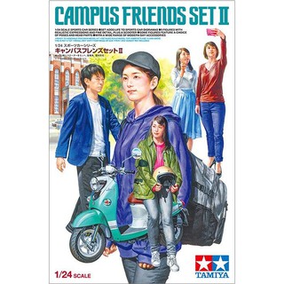 (大鳥叔叔模型)TAMIYA田宮 24356 SCALE CAMPUS FRIENDS SET II