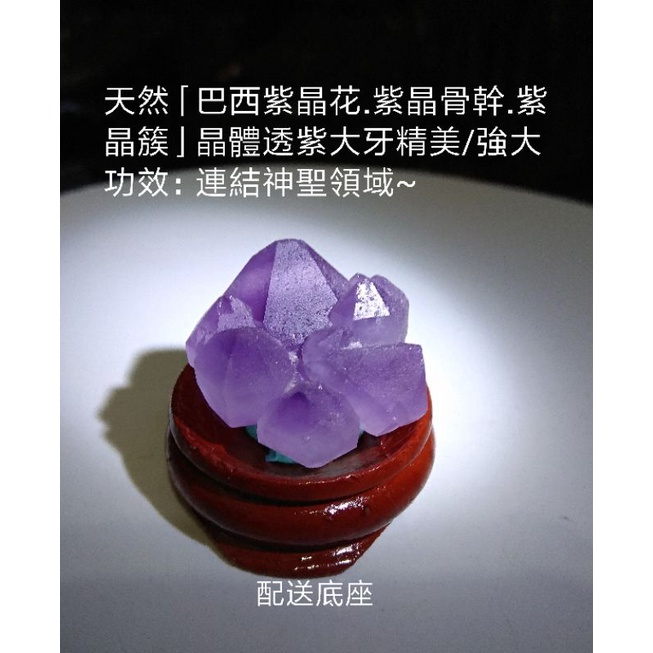 天然 巴西紫晶花 紫晶骨幹 紫晶簇 晶體透紫大牙精美 強大功效 連結神聖領域 招福擋煞 保吉祥平安 貴人相助 蝦皮購物