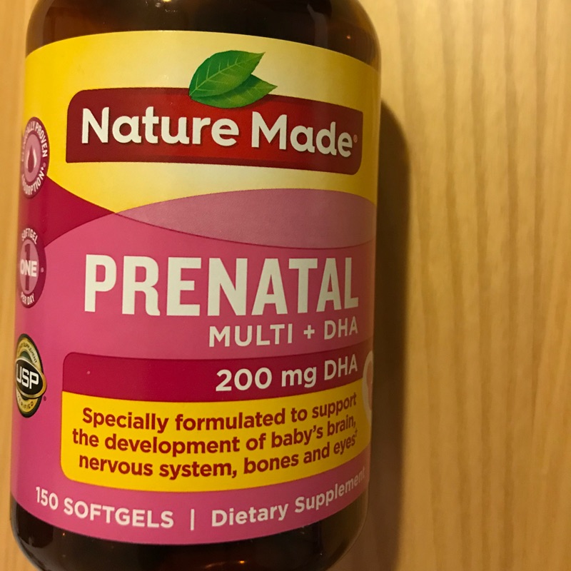 Nature Made 萊萃美孕補綜合維他命Prenatal Multi + DHA