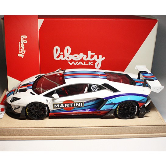 [全新品] 最後一台 1/18 Lamborghini LP700-4 Aventador Martini塗裝 限定版