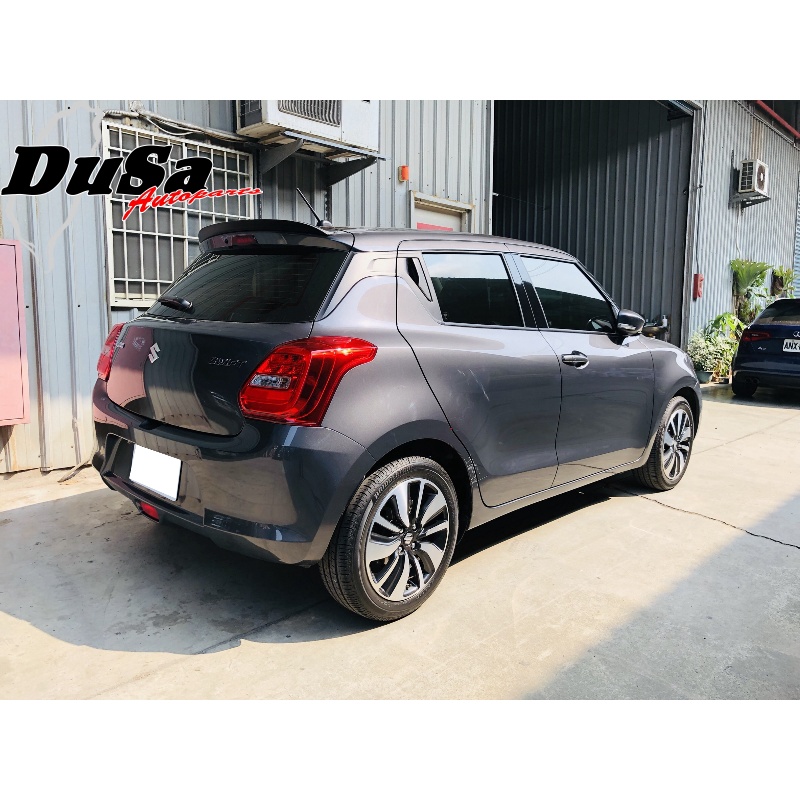 《DUSA》鈴木 Suzuki Swift 五門 PDL HPDL 尾翼 後擾流 全新PUF軟性材質 黑色素材未烤漆