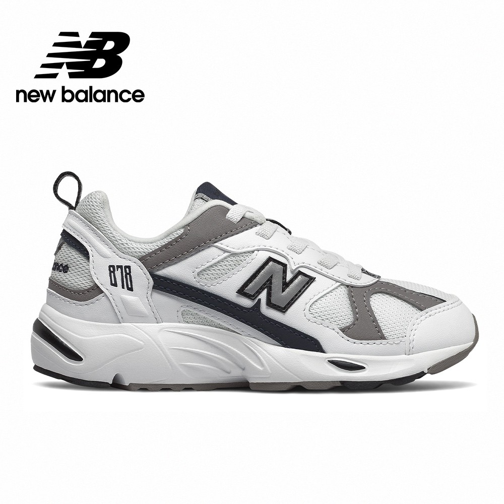 【New Balance】 NB 童鞋_中性_灰白配色_PV878KWB-W楦 878