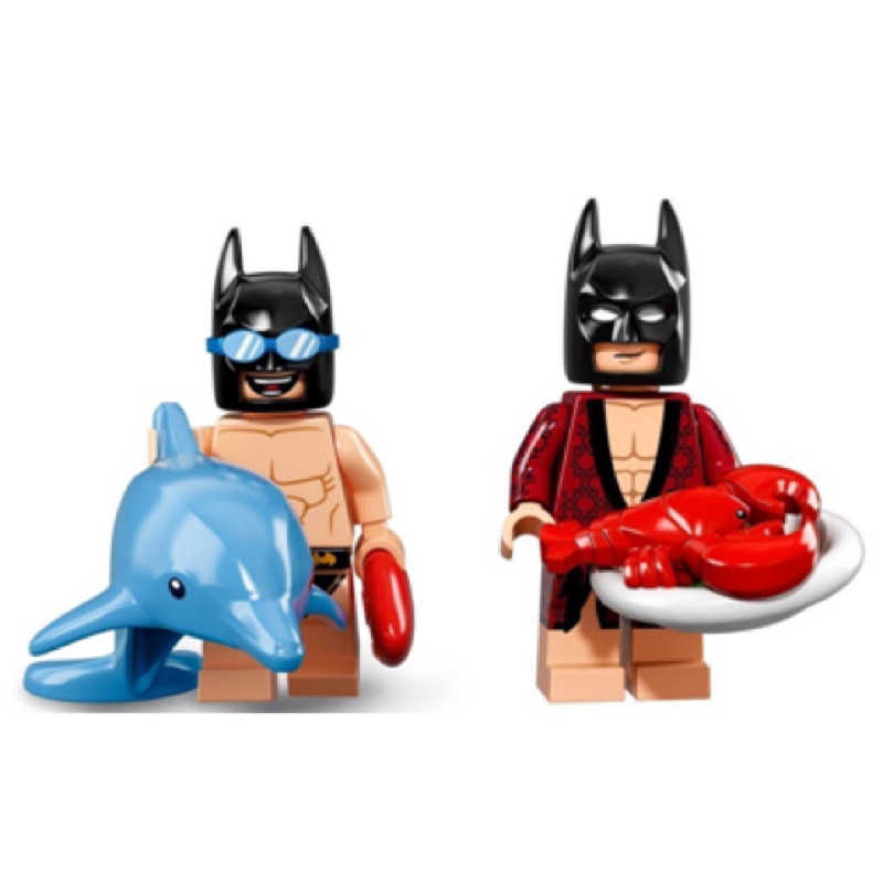 【LEGO 樂高】 蝙蝠俠電影1+2 人偶包抽抽樂 人偶系列 蝙蝠俠海豚+龍蝦 以上 全新未拆封