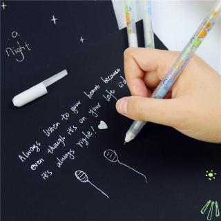 0.8 毫米高光襯裡素描記號筆白色油漆記號筆白色中性筆