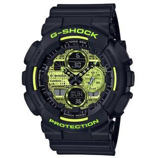 CASIO卡西歐G-SHOCK GA-140DC-1A 數位點陣迷彩風51.2mm