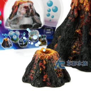 【AC草影】氣動小型火山岩（6cm）【一個】增加溶氧量 打氧氣 增加氧氣 魚缸裝飾 魚缸氧氣 魚缸裝飾 造景裝飾 小火山