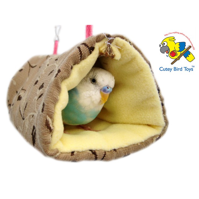 Cutey Bird "自做自售" 寶貝鳥小型 單鳥房三角帳篷 Bird Hut #S 004 冬天厚版