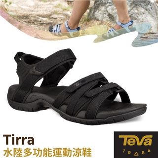 【美國 TEVA】送》女款織帶運動涼鞋 Tirra/戶外健行溯溪海灘鞋/足弓涼拖鞋/快乾耐磨舒適_4266