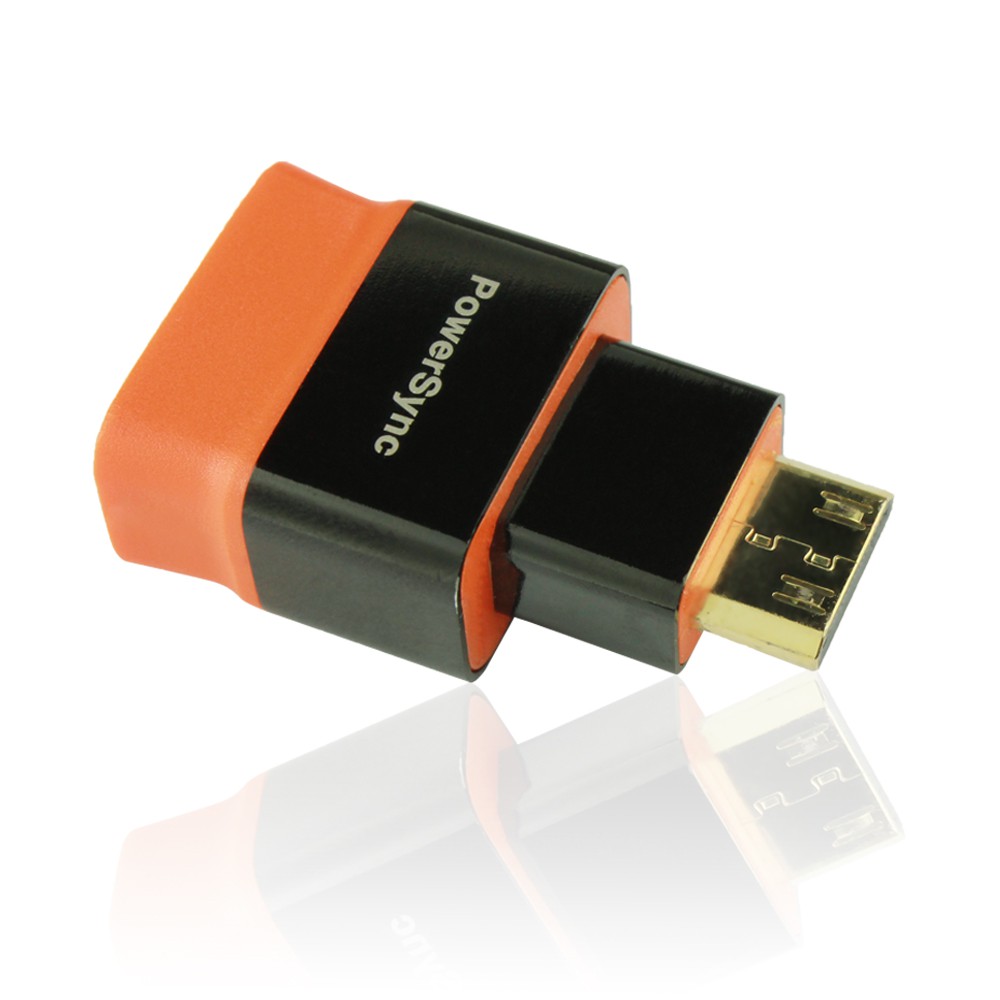 【福利品】群加 PowerSync Mini HDMI C-Type相機專用轉接頭(HDMI4-KAMMNC)