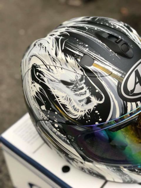 可刷卡可分期arai Rx 7x Kiyonari 清成龍一rx7x 潑墨龍水墨龍紋日本頂級全罩式安全帽 蝦皮購物