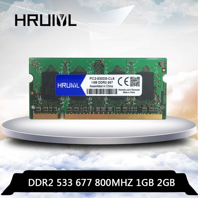 Hruiyl 筆記本電腦內存 DDR2 533 667 800 MHZ 1gb 2gb PC2-5300 PC2-640