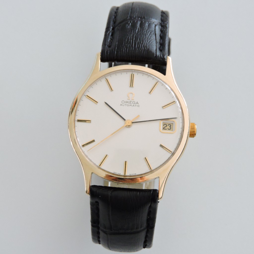 二手 正9K金 OMEGA 歐米茄 經典自動上鍊古董機械錶 男錶