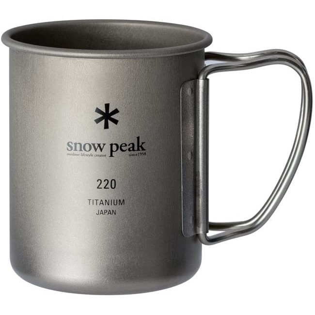 (現貨)日本Snow Peak MG-141 220ml 鈦杯 鈦合金單層杯