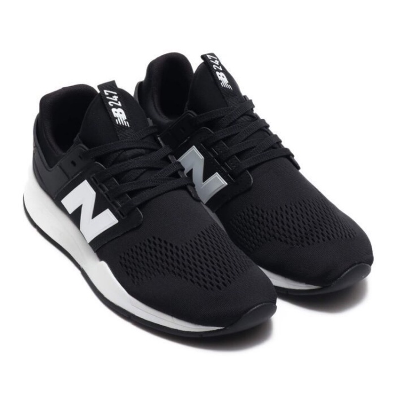 NEW BALANCE MS247EB 黑白 輕量 復古 慢跑鞋