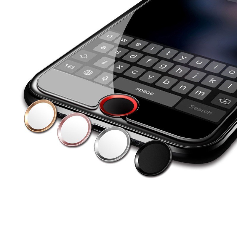 ipad iphone5s iPhone 6s iphone7 iphone8 手機專用指紋按鍵貼Home鍵貼