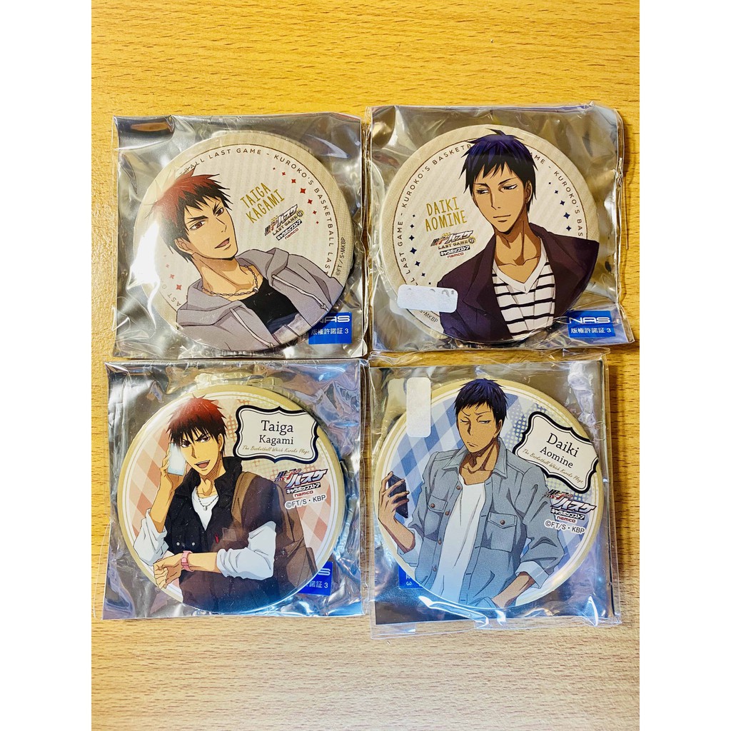 B134 黑子的籃球徽章04 火神 青峰 蝦皮購物