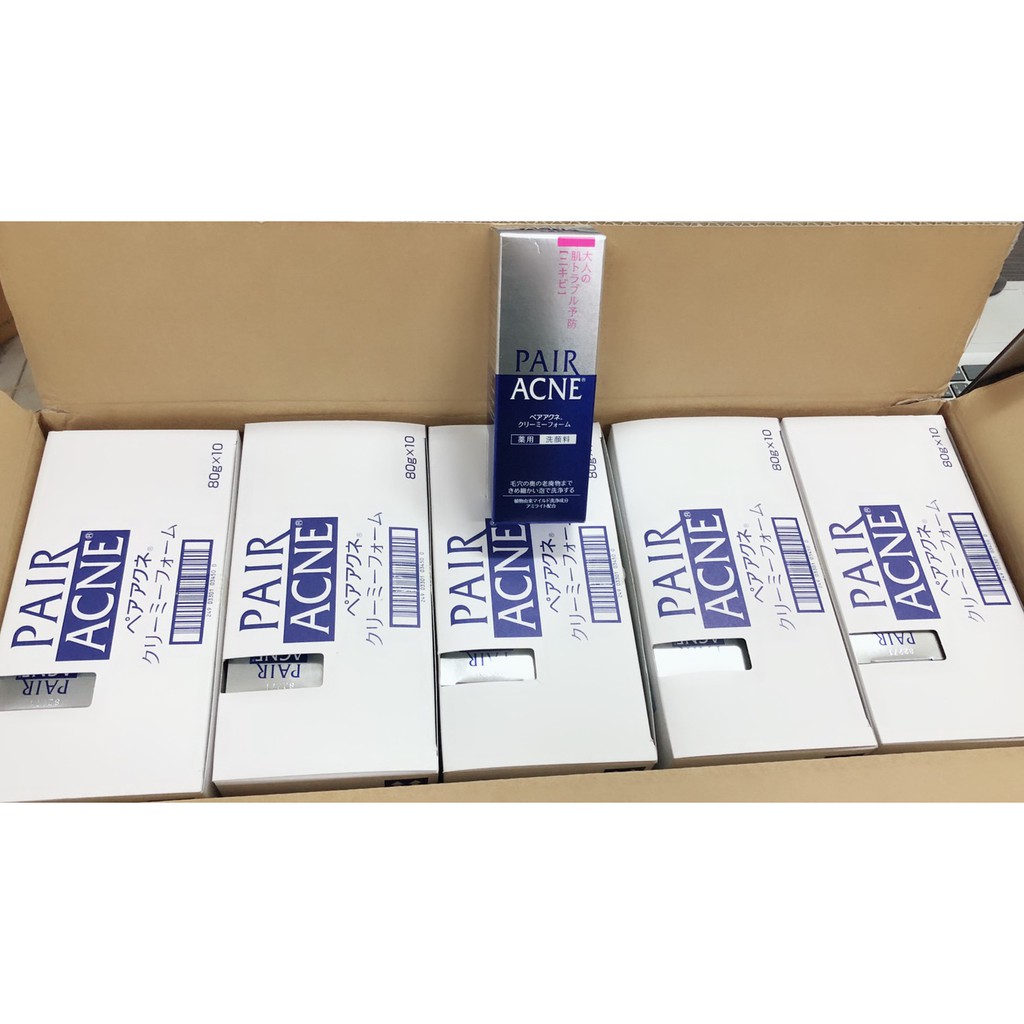 現貨全系列支持正貨 日本境內pair Acne 抗痘洗面乳洗顏80g 痘痘抗痘去痘 蝦皮購物