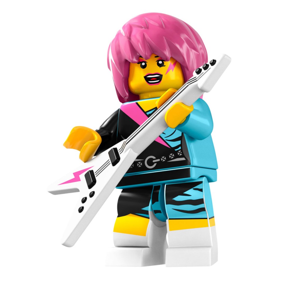 LEGO 樂高 人偶包 7代 8831 搖滾女孩 搖滾女 Rocker 音樂 全新品 有底板 有說明書 無外袋 七代