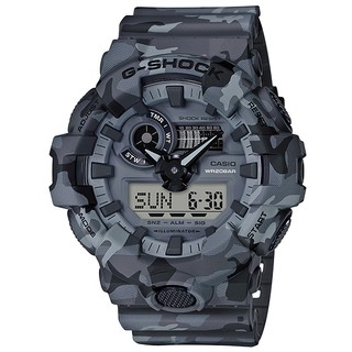 CASIO G-SHOCK 強悍迷彩款雙顯腕錶GA-700CM-8A