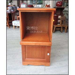 高雄．黛博拉家飾精品． 歐風法式鄉村傢俱實木家具柚木色小型電器櫃餐櫥櫃拉板櫃單門收納櫃置物櫃傢俱訂做客製化