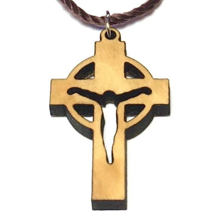 天主教聖物 以色列進口橄欖木 項鍊 掛飾 經典系列 13-13
