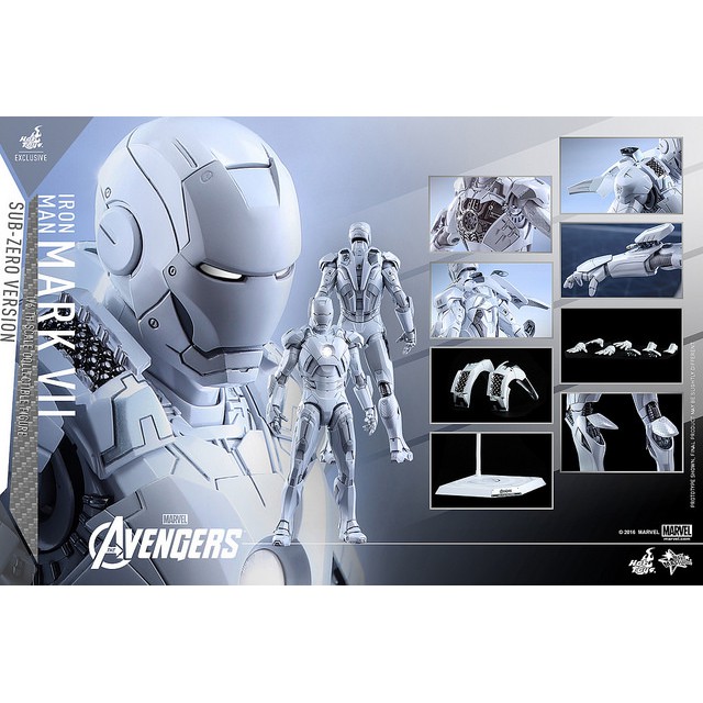 Hot Toys – MMS329 – 復仇者聯盟【鋼鐵人馬克7 極地版】Mark VII Sub-Zero Ver.